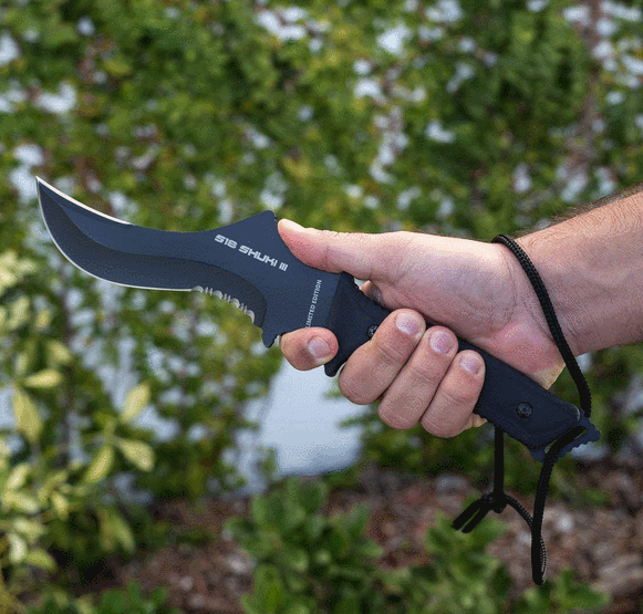 Shuki III S18 Premium Fixed Blade Tactical Knife (Coyote Handle)